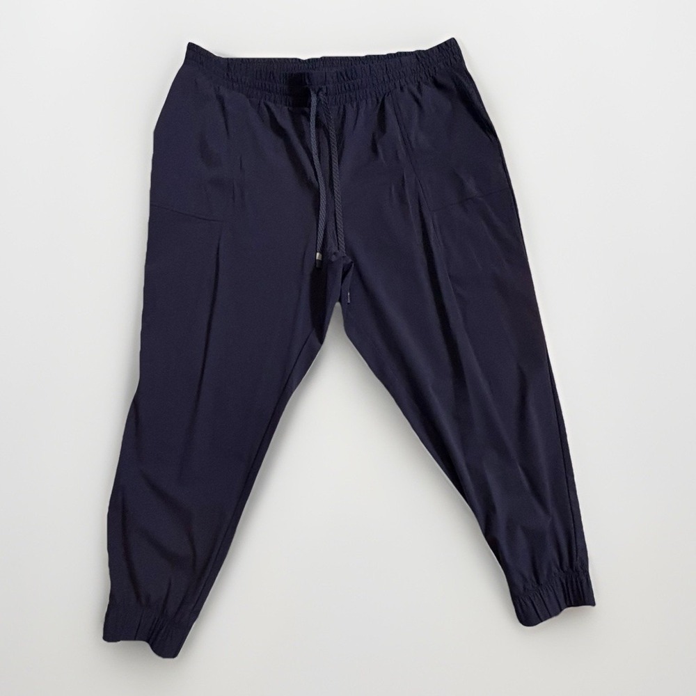Fabletics Drawstring Joggers Navy Mens‎ 2XL - Performance Training Gym Workout